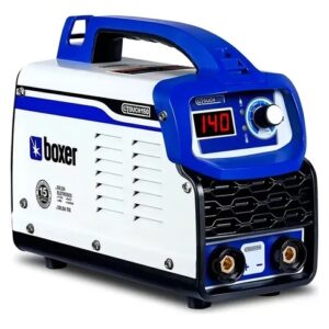 Máquina solda inverter Touch 150 BV branco/azul 110V/220V Profissional Boxer